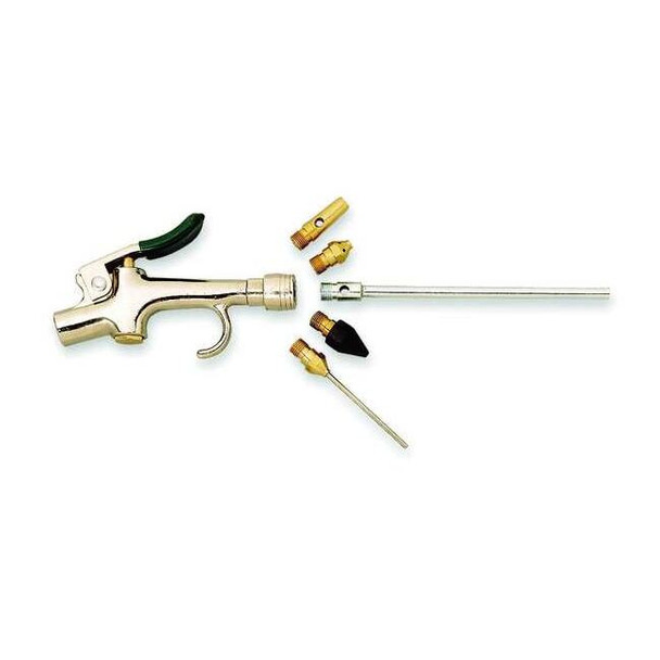 Quick Change Air Gun Kit, Contains 5 Nozzles and Heavy Duty Air Gun