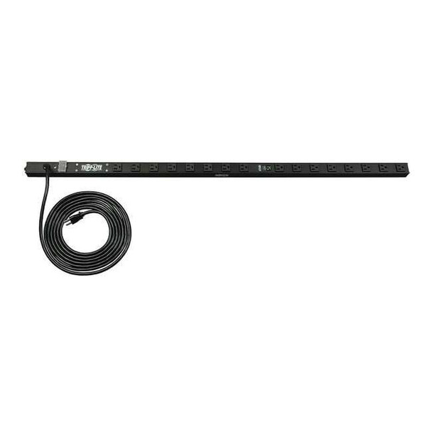Tripp Lite PDU, Local Metered, 5-15R, 5-15P, 15 ft., Silver PDUMV15