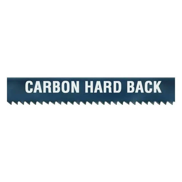 Band Saw Blade, 6 ft. 10 in L, 1/4" W, 10 TPI, Carbon Steel, 0.025" Thick