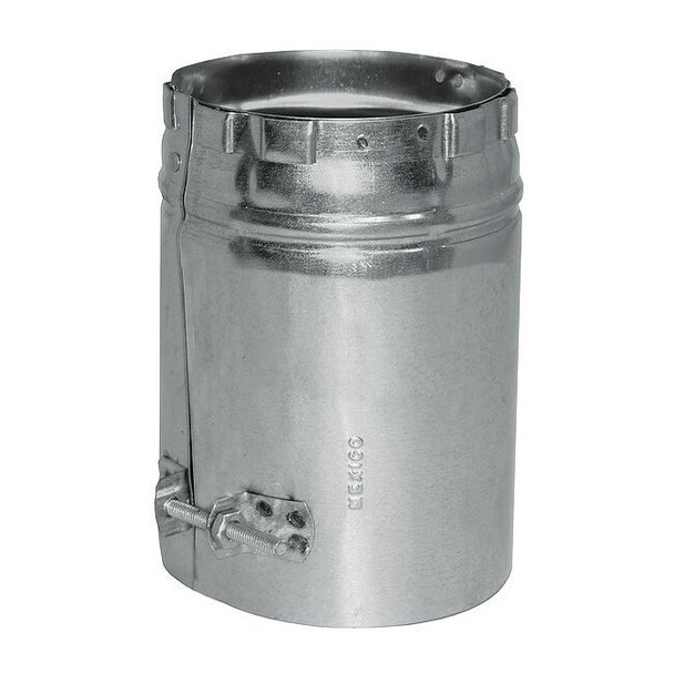 Ameri-Vent Male Vent Adapter,5" Dia.,6" L 5EUA-M