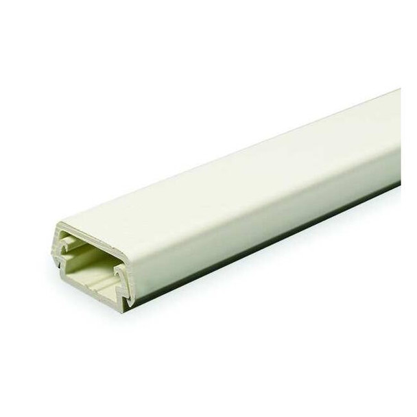 Cover Plate Raceway, 400 Series, 1 Channel, 7/8 in W, 7/16 in H, 5 ft L, Ivory