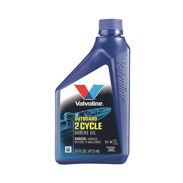 Valvoline 2-Cycle Synthetic Blend Marine Motor Oil, 16 Oz. VV469