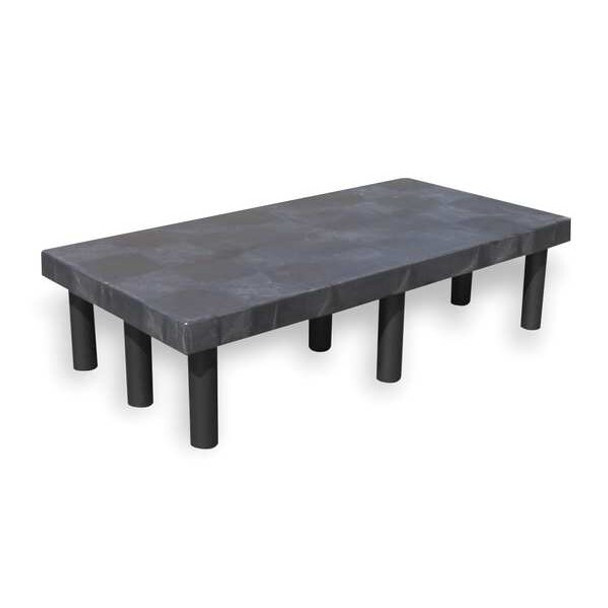 Structural Plastics Dunnage Rack,900 lb.,HDPE,48 W x 24 D DT4824