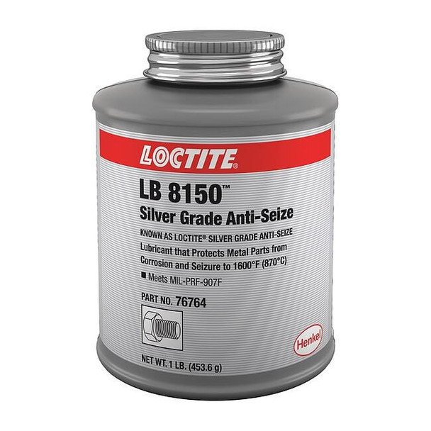 Anti-Seize,Silver,16 oz,Brush Top Can LB 8150(TM) SILVER GRADE ANTI-SEIZE