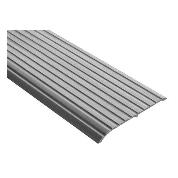 National Guard Threshold,Fluted Top,4 ft.,Aluminum Mill 653-48