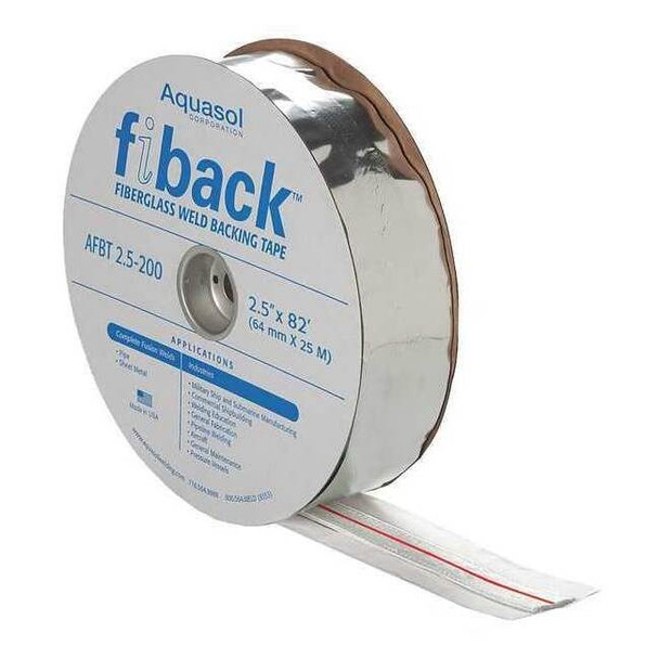 Aquasol Fiberglass Backing Tape,2-1/2in.dia,Roll AFBT-2.5-200