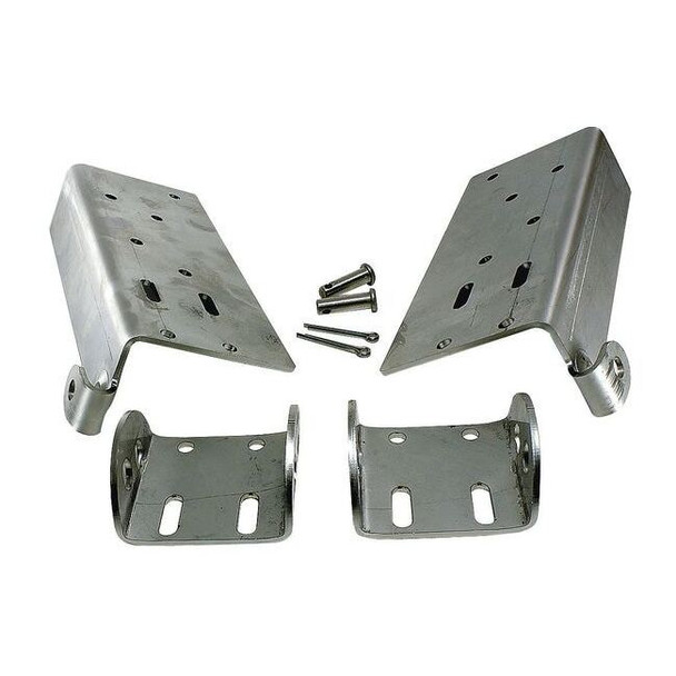 American Garage Door Supply Bracket, Bottom Mount, 8 1/4 in L, PK2 HB2U