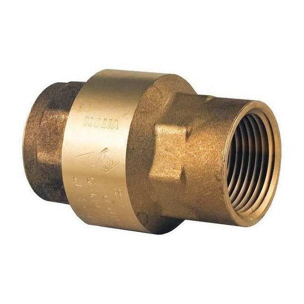 Bonomi 1-1/4" NPT Brass Spring Check Valve 100003-1-1/4"