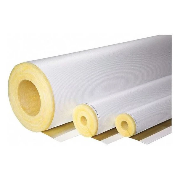 Pipe Insulation, 1-3/8" OD, 3 ft. L, Fiberglass, 1 1/2 in Wall