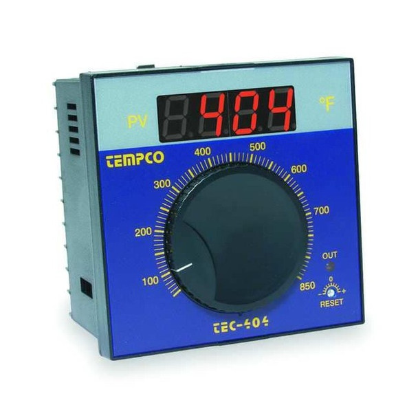 Tempco Temp Controller, Analog, J, 90-264V TEC57401