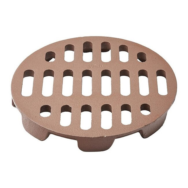Jay R. Smith Manufacturing Drain Strainer,Cast Iron,Orange,11-1/2"L 2140CIG