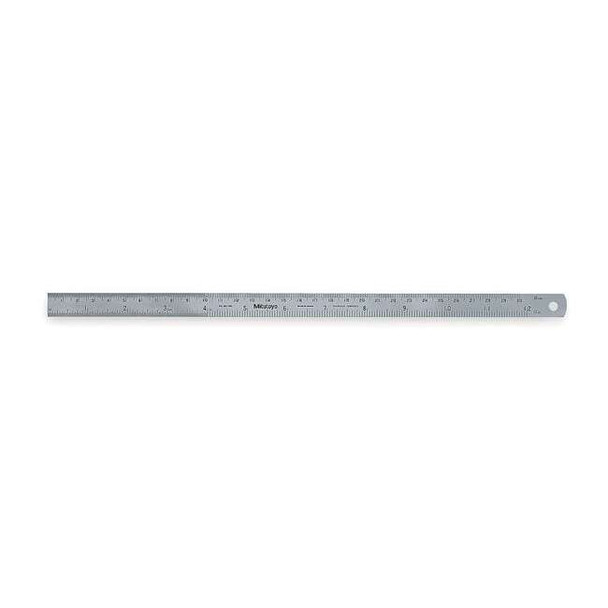 Mitutoyo Steel Rule,Flexible,12 In,32/64/0.5/1mm 182-305