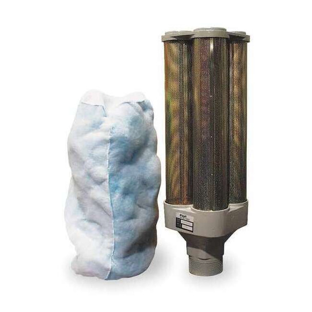 Fuji Electric Inlet Filter with Cover, 1-1/2 (F)NPT, Polyester, 5 1/8 in F-45