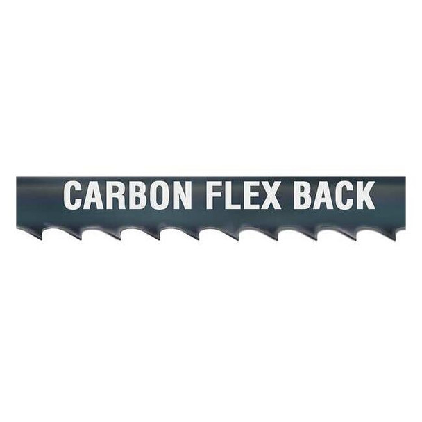 Band Saw Blade, 7 ft. 5-1/2 in L, 1/2" W, 14 TPI, Carbon Steel, 0.025" Thick