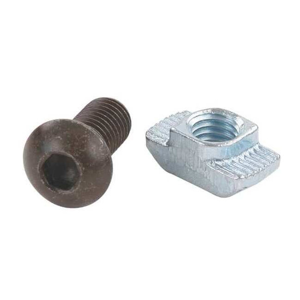 80/20 Bolt Assembly, Steel, Zinc-Plated, PK6 75-3600-6