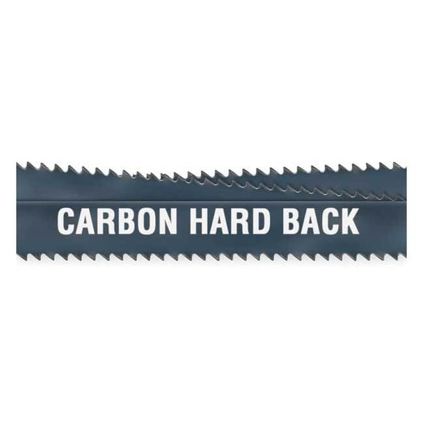 Band Saw Blade, 12 ft. L, 1/2" W, 10 TPI, Carbon Steel, 0.025" Thick