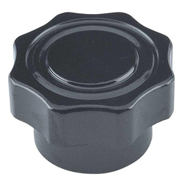 Davies Fluted Knob, 3/8-16 Thread Size, 1.59"L, Tap, GP Phenolic 4103HJ