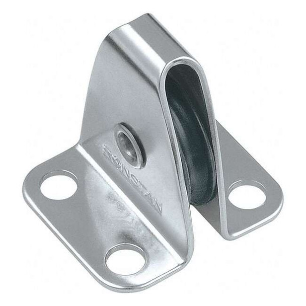 Pulley Block, Wire Rope, 1/8 in Max Cable Size, 350 lb Max Load, Natural