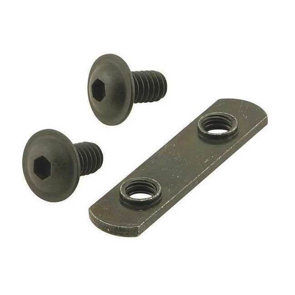 80/20 BoltAssembly,Steel,BlackZinc-Plated,PK6 3356-6