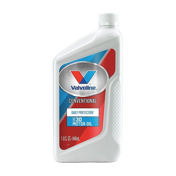 Valvoline Valvoline Motor Oil, SAE 30W, Conventional, 1 Qt. 797978