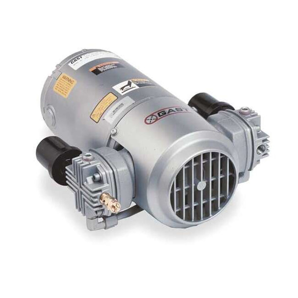 Gast Piston Air Compressor/Vacuum Pump,3/4HP 5LCA-251-M550NGX