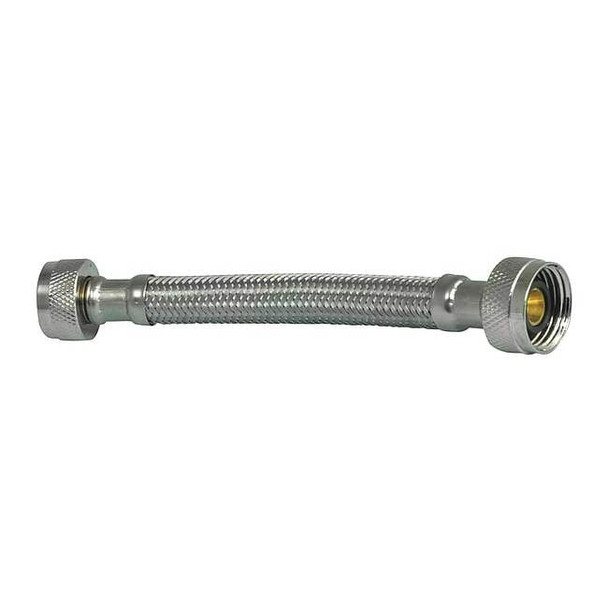 Acorn Controls Braided Supply Hose, Stainless Steel 2195-010-000