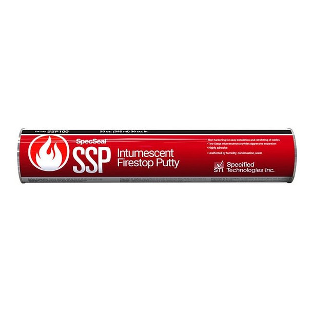 Sti Firestop Fire Barrier Putty,36 Cu In.,Red SSP100