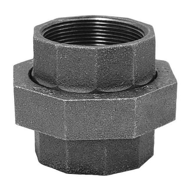 Anvil Union Union, 1-1/4" Pipe, FNPT, Malleable Iron, Class 150 0312822141