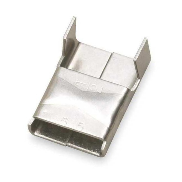 Band-It BandingClip,StainlessSteel,Flat,PK50 GRC154