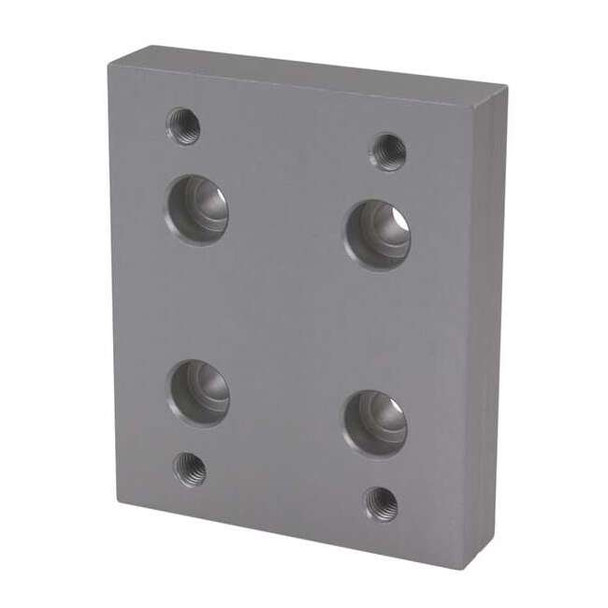 80/20 Flange Mount Caster Base Plate,Quad 2420