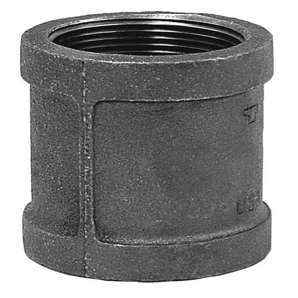 Anvil Coupling Coupling, 2" Pipe, FNPT, Malleable Iron, Class 150 0310081203