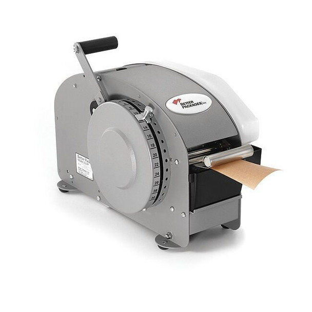 Kraft Tape Dispenser, 3 in Max. Tape Width, 3 in Tape Core Dia., Steel, Gray