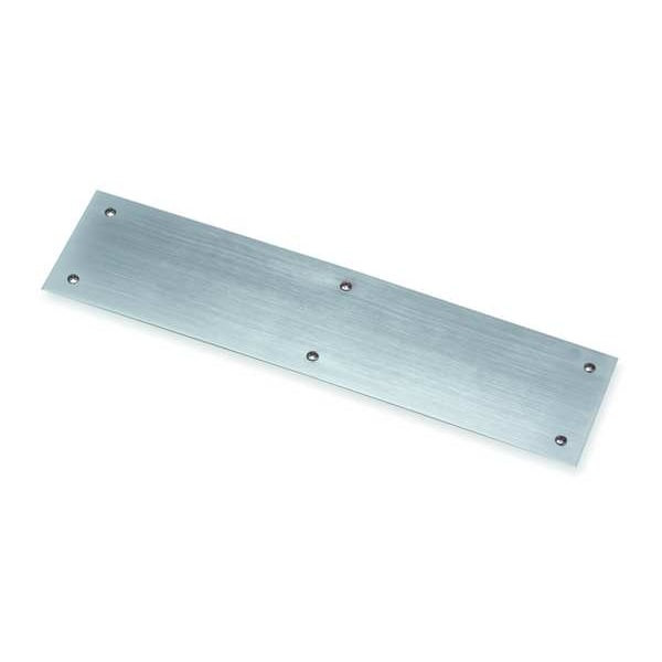 Rockwood Door Push Plate, Stainless Steel, 12"L x 3"W, 0.05" Proj. 70A.32DBIO
