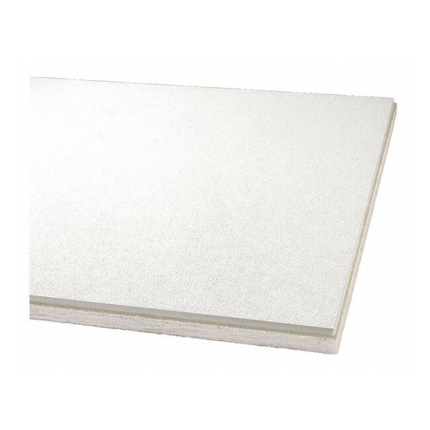 Optima Ceiling Tile, 24 in W x 48 in L, Square Lay-In, 15/16 in Grid Size, 12 PK