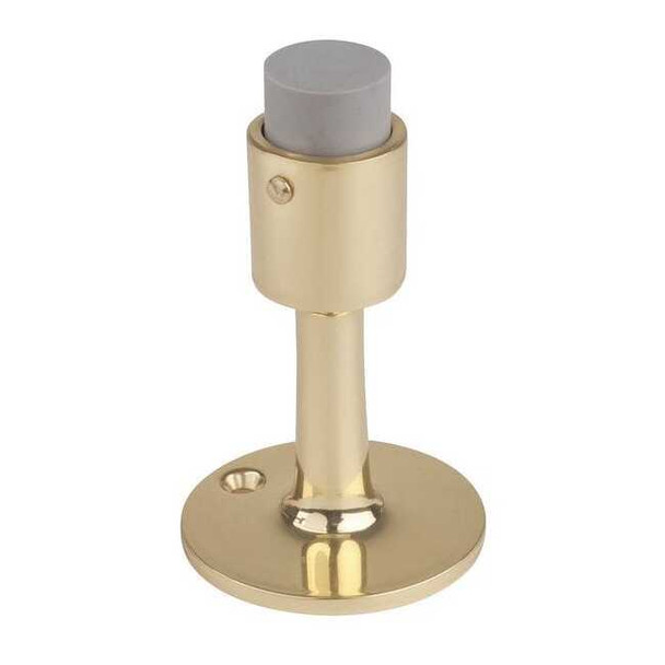 Rockwood Rigid Door Stop, Cast Brass 475.3