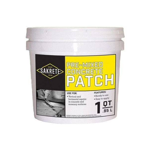 Sakrete Concrete Repair Compound, Pail, Gray, Sakrete 120547