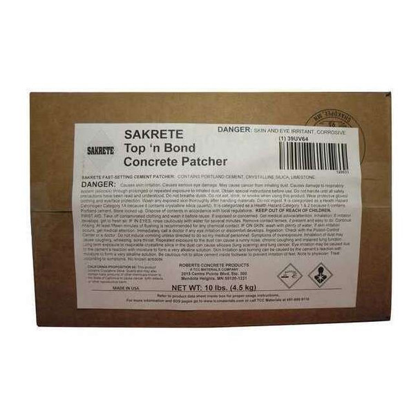 Sakrete Concrete Patcher, Box, Gray, Sakrete 120031