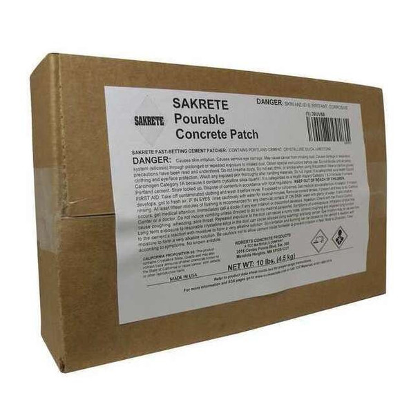 Sakrete Concrete Patch, Bag, Gray, Sakrete 120037