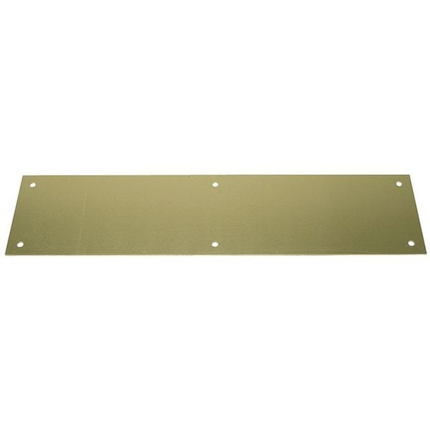 Rockwood Push Plates,BrassGrip,,3 x12 In 70A.3