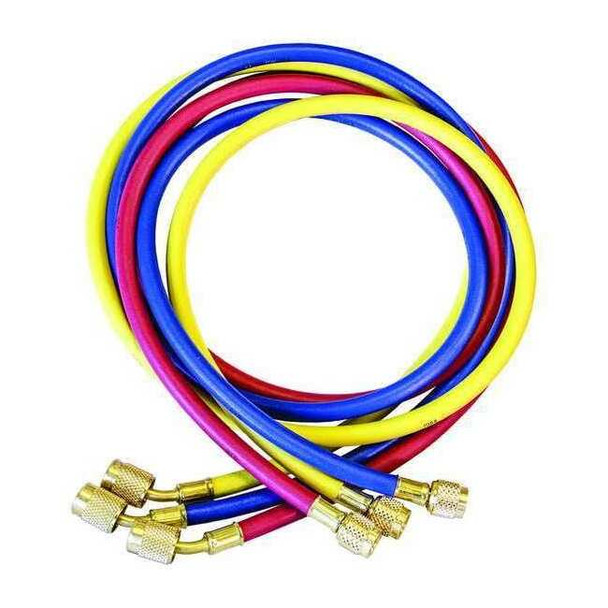 Jb Industries Manifold Hose Set,60 In,Red,Yellow,Blue CCLS-72