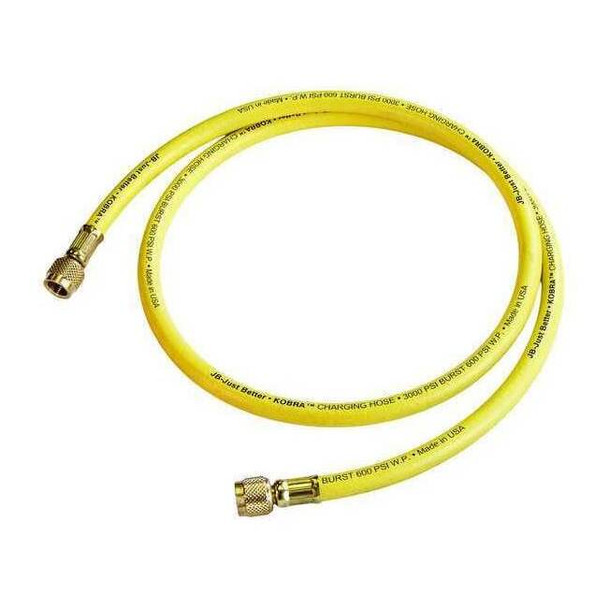 Jb Industries Hose, 5 ft L, Yellow, 600 psi, 1 Hose CL6-60Y