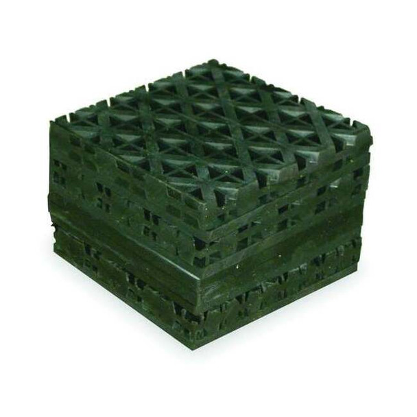 Airloc Vibration Isolator Pad,11/16 in H,PK8 B10