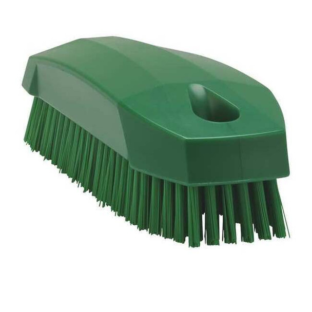 Vikan 4-57/64"L Polyester Block Hand and Nail Brush 64402