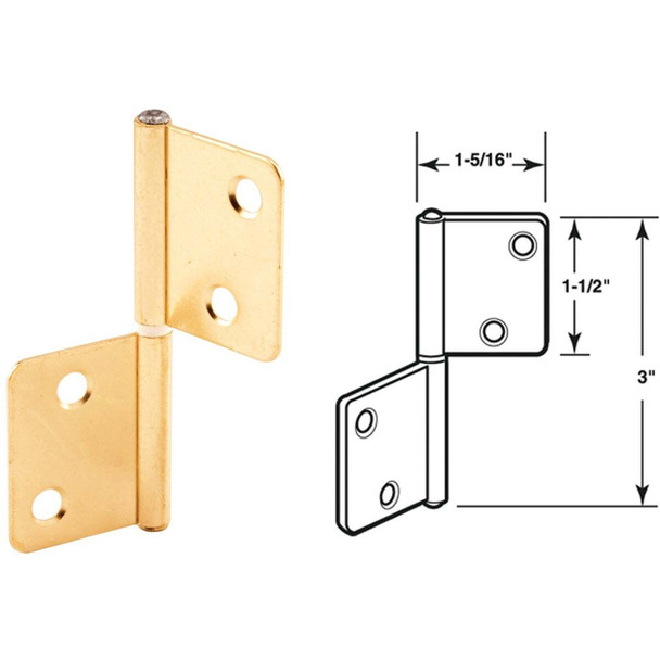 Prime-Line Bi-fold Closet Hinge N 7025