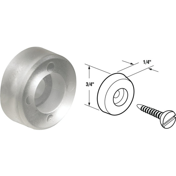 Prime-Line Shower Door Bumper (4-Count) M 6119