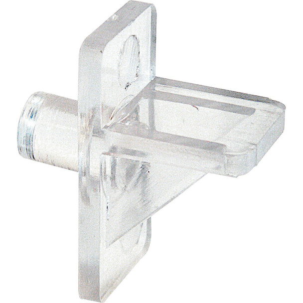 Prime-Line 1/4 In. Clear Plastic Shelf Support (8 Count) U 10136
