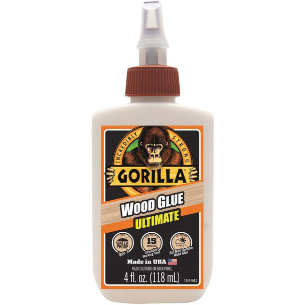 Gorilla 4 Oz. Ultimate Wood Glue 104397
