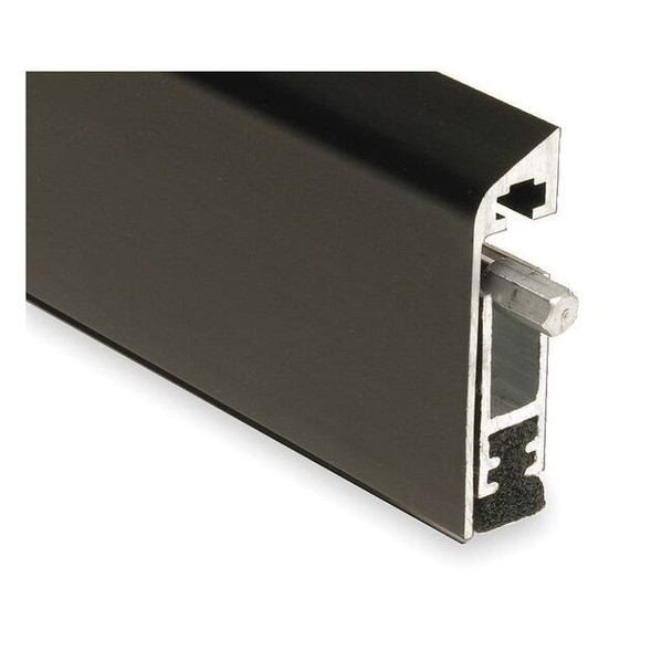 National Guard Automatic Door Bottom,1/4x48In,Aluminum 220NDKB-4