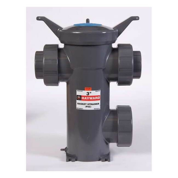 Simplex Strainer, 3/4" Pipe, Socket/Threaded, PVC, 150 psi