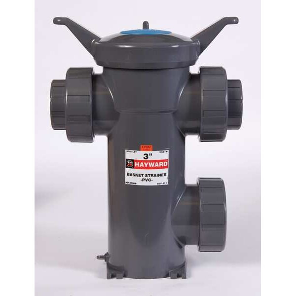 Simplex Strainer, 3/4" Pipe, Socket/Threaded, PVC, 150 psi